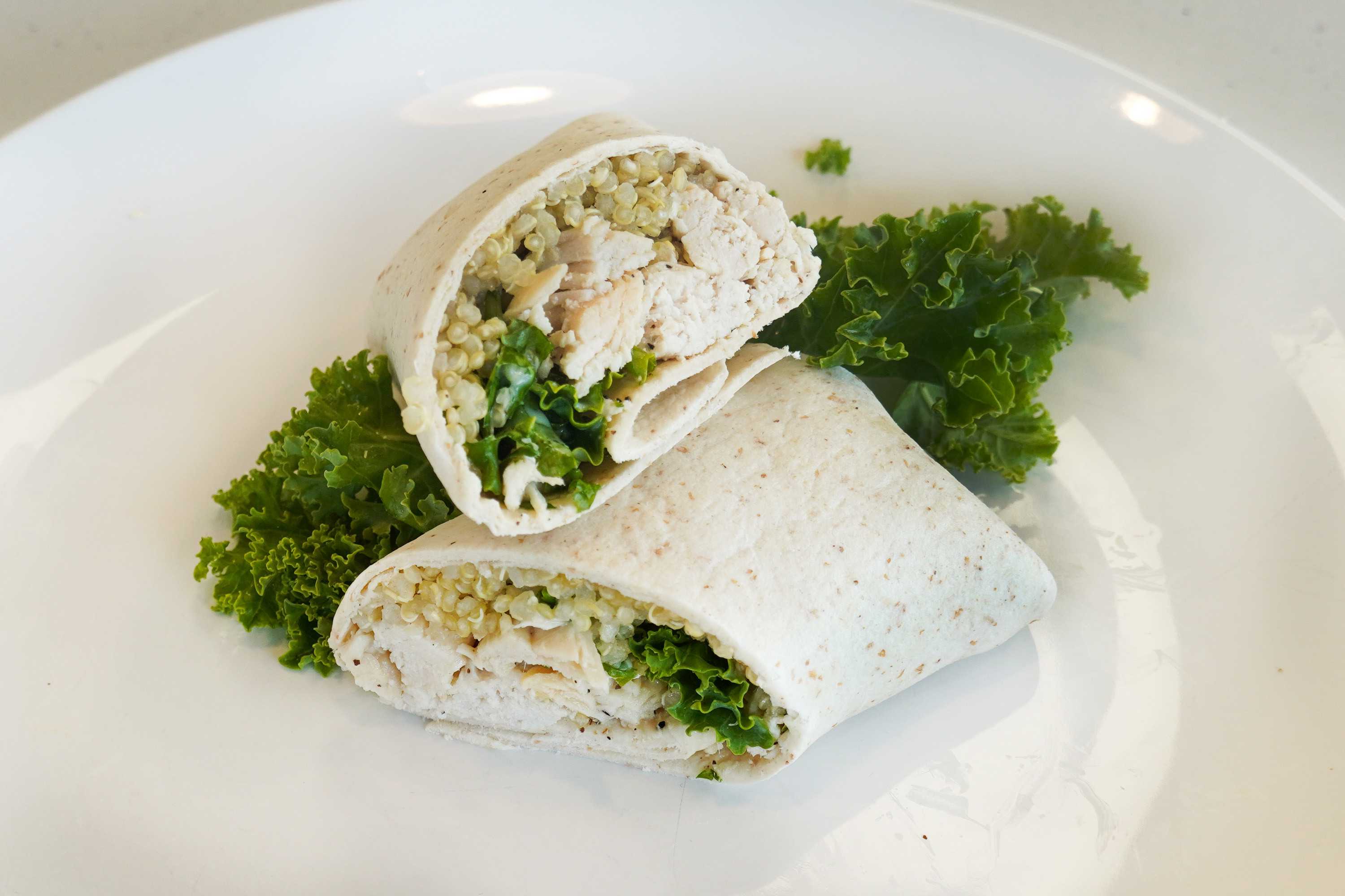 Kale Chicken Caesar Wrap